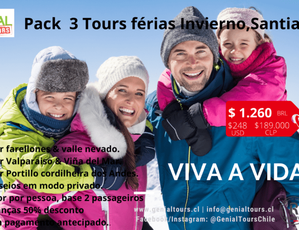 Pack 3 tours invierno 2022